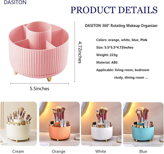 Spinning Cosmetic Storage Holder | Brushes, Lipsticks & Jewellery Organiser