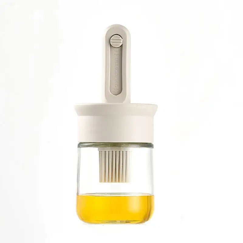Oil Dispenser Bottle with Silicone Brush | BPA-Free Cooking & BBQ Set