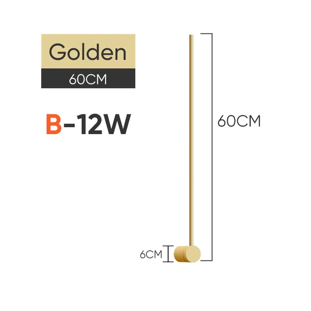 Long Rotatable LED Wall Light | Modern Bedroom & Stair Lighting