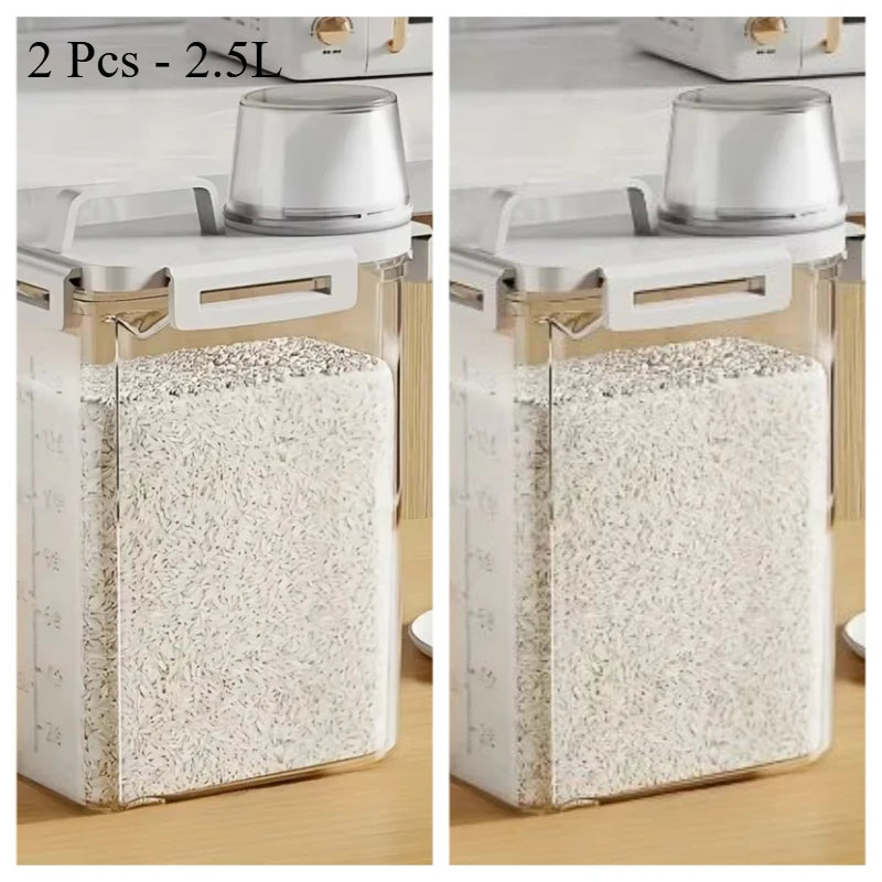 Airtight Rice & Grain Storage Box 2.5L | Kitchen Storage Container