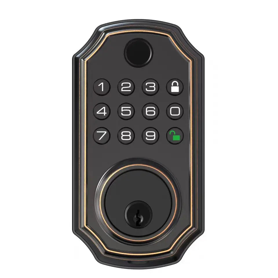 Internal Smart Door Lock with Fingerprint & PIN | Keyless Deadbolt