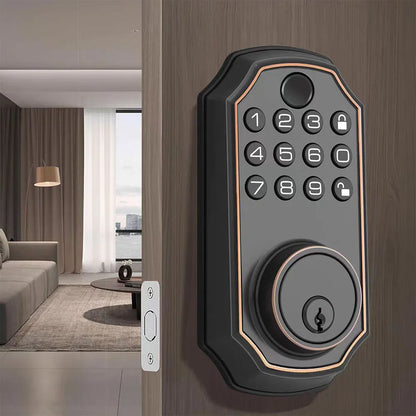 Internal Smart Door Lock with Fingerprint & PIN | Keyless Deadbolt