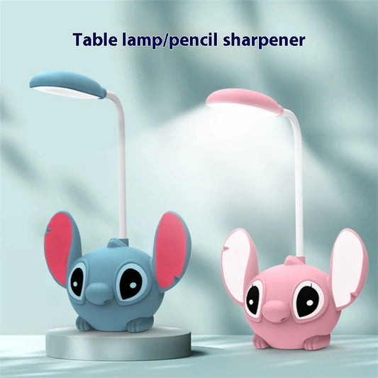 Kids LED Study Desk Lamp with Built-In Sharpener | Adjustable & Rechargeable