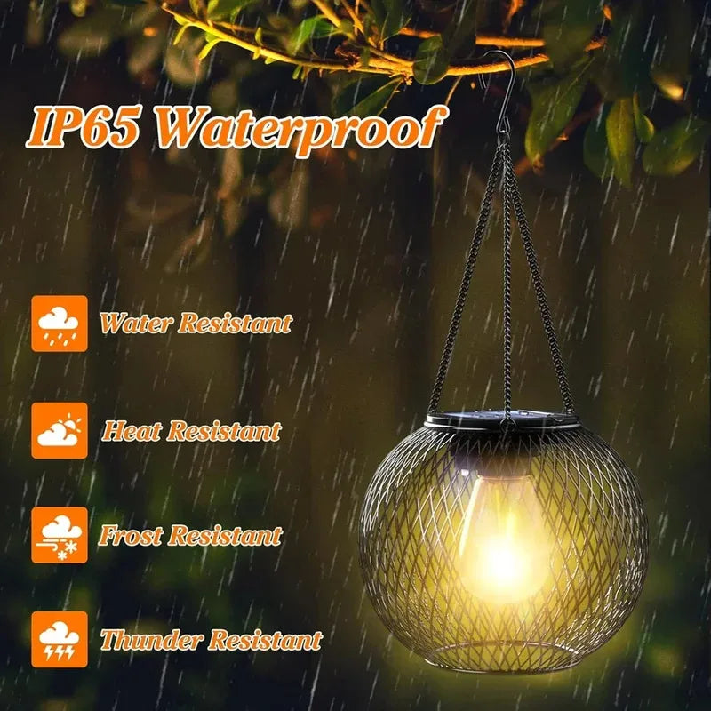 Solar Outdoor Lantern | Waterproof Hanging Decorative Garden Light