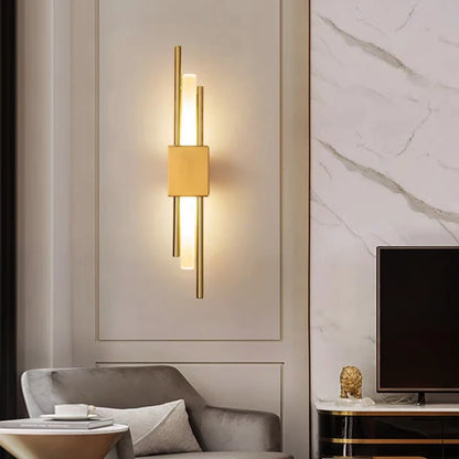 Nordic Rechargeable LED Wall Lamp | Modern Bedside & Stair Lighting