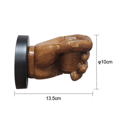 Nordic Retro Hand Wall Lamp | Artistic Resin Fist Wall Sconce