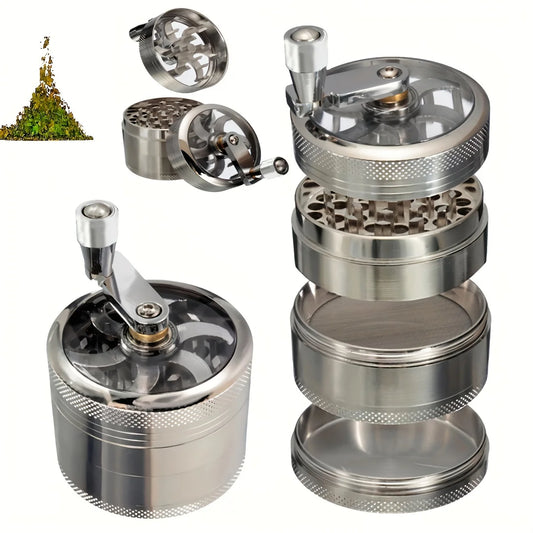 Manual Nut & Hard Spice Grinder | Nutmeg, Peppercorn & Salt Crusher