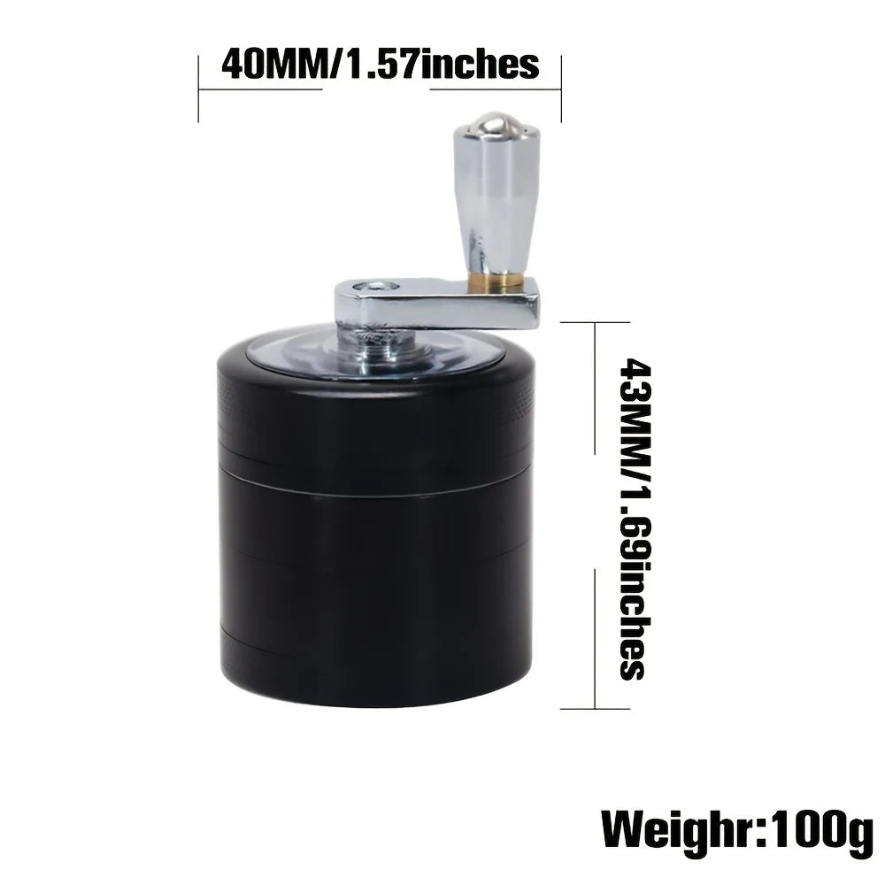 Manual Nut & Hard Spice Grinder | Nutmeg, Peppercorn & Salt Crusher