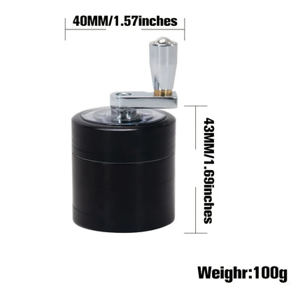 Manual Nut & Hard Spice Grinder | Nutmeg, Peppercorn & Salt Crusher