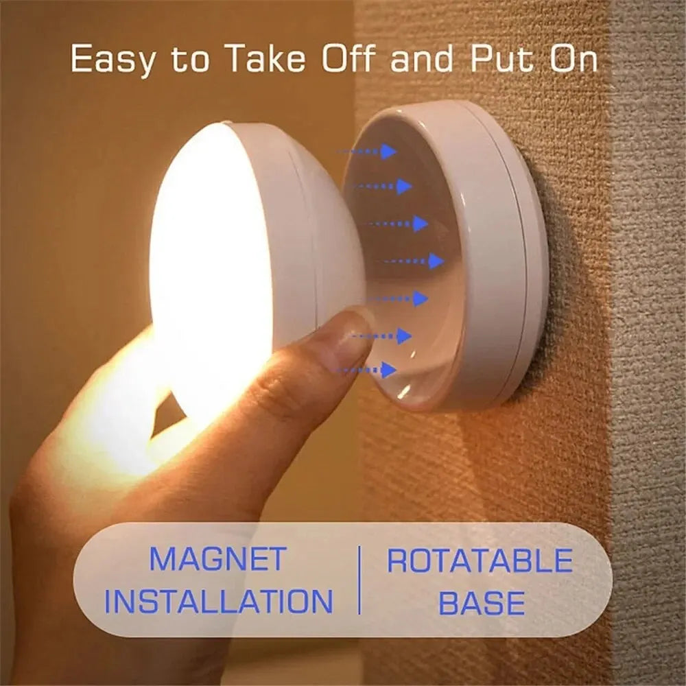USB-Powered Smart Induction Night Lamp with Auto-On Motion Detection