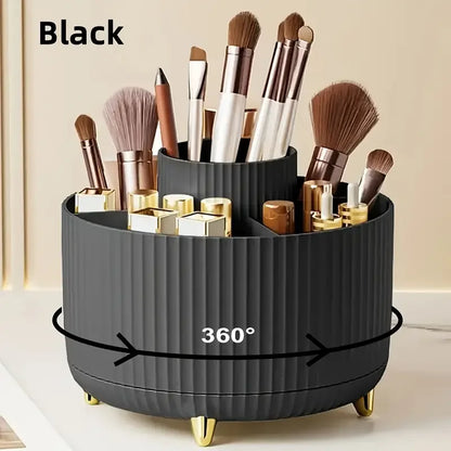Organizador giratorio para cosméticos | Pinceles, labiales y joyas 