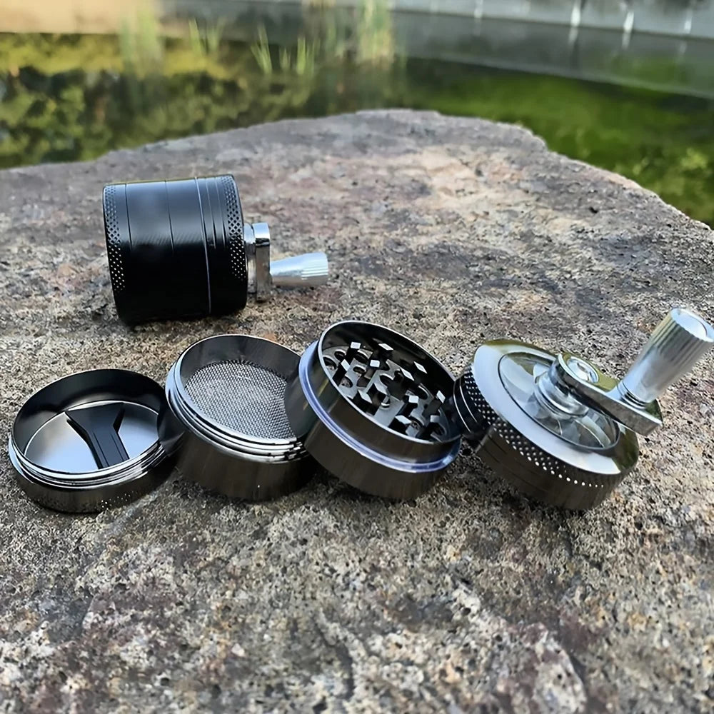 Manual Nut & Hard Spice Grinder | Nutmeg, Peppercorn & Salt Crusher