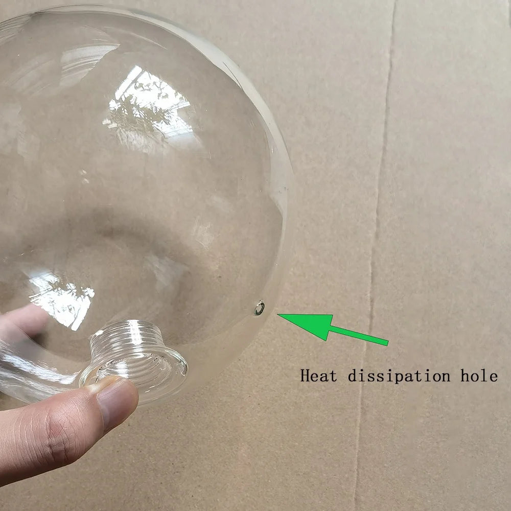 American Retro Glass Ball Wall Light | Nordic Long Wall Sconce