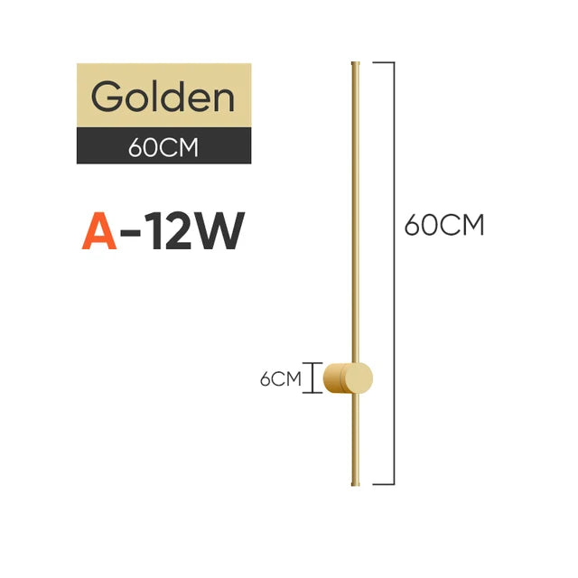 Long Rotatable LED Wall Light | Modern Bedroom & Stair Lighting