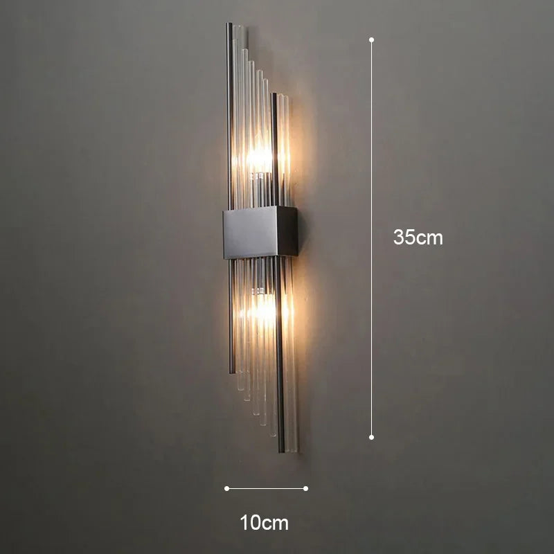 Luxury Gold LED Wall Lamp | Designer Indoor Wall Sconce