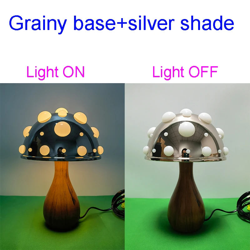 Biomimetic Mushroom Desk Lamp with Tricolour LED | Soft Warm Lighting