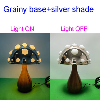 Biomimetic Mushroom Desk Lamp with Tricolour LED | Soft Warm Lighting