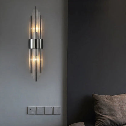 Luxury Gold LED Wall Lamp | Designer Indoor Wall Sconce
