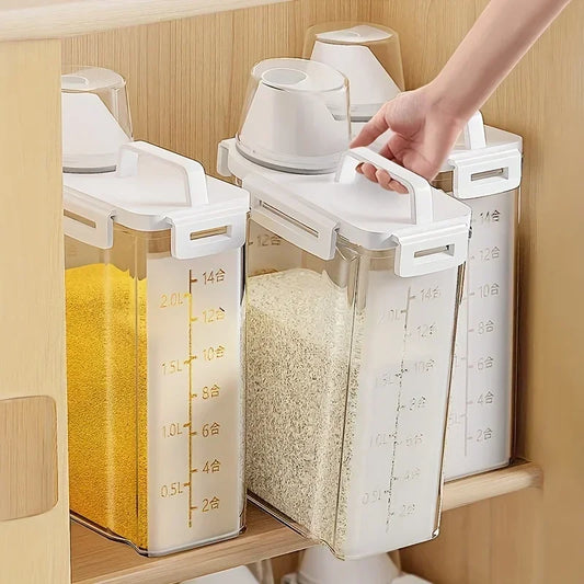 Airtight Rice & Grain Storage Box 2.5L | Kitchen Storage Container
