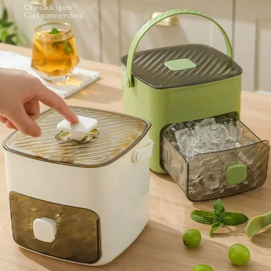 Bandeja compacta para 48 cubitos de hielo | Máquina de hielo casera Easy-Press