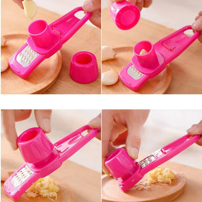 Handheld Garlic Mincer & Crusher | Easy Garlic Mash Tool