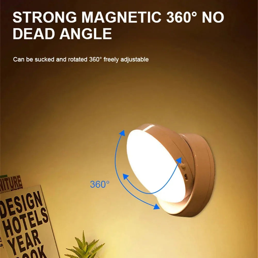 USB-Powered Smart Induction Night Lamp with Auto-On Motion Detection
