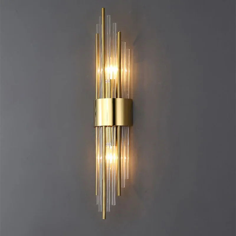 Luxury Gold LED Wall Lamp | Designer Indoor Wall Sconce