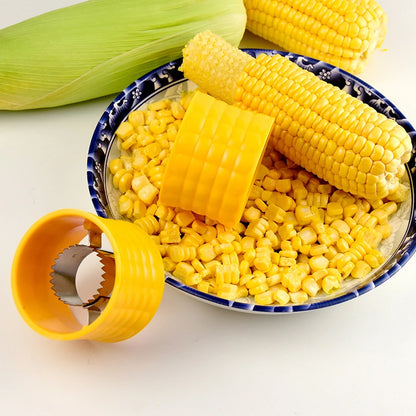 Corn Stripper & Cob Cutter | Quick Kernel Remover Kitchen Tool