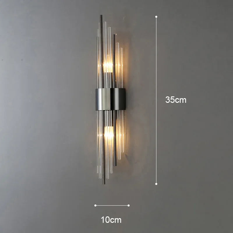 Luxury Gold LED Wall Lamp | Designer Indoor Wall Sconce