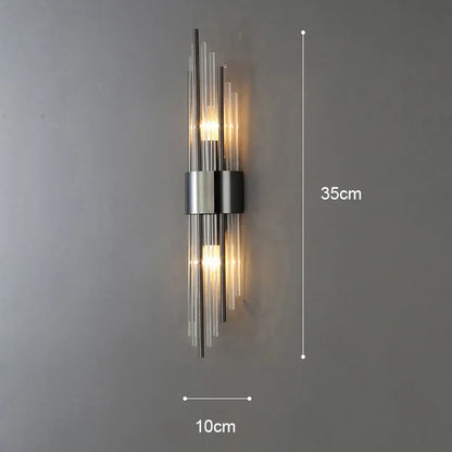 Luxury Gold LED Wall Lamp | Designer Indoor Wall Sconce