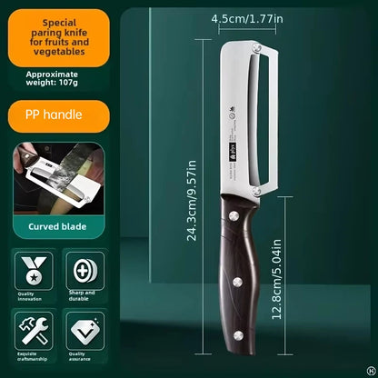 Wooden Handle Kitchen Peeler | Smooth Stainless Steel Blade