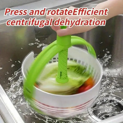Rotating Drainage Basket for Fruit & Vegetables | Quick Wash and Dry Kitchen Strainer
