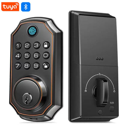 Internal Smart Door Lock with Fingerprint & PIN | Keyless Deadbolt