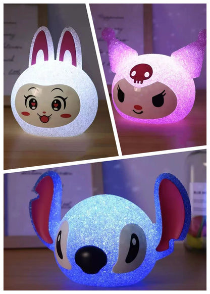 Creative 3D Character Night Light | Kids Reading & Bedroom Projection Lamp