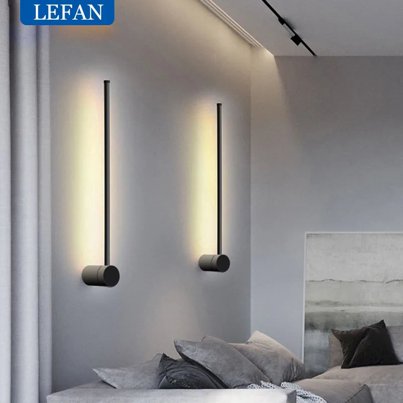 Long Rotatable LED Wall Light | Modern Bedroom & Stair Lighting