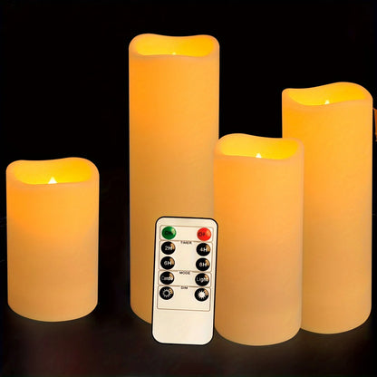Flameless LED Candles with Remote & Timer | Indoor & Outdoor Set