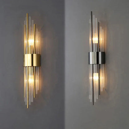 Luxury Gold LED Wall Lamp | Designer Indoor Wall Sconce