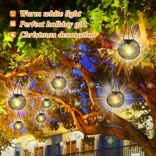 Solar Outdoor Lantern | Waterproof Hanging Decorative Garden Light