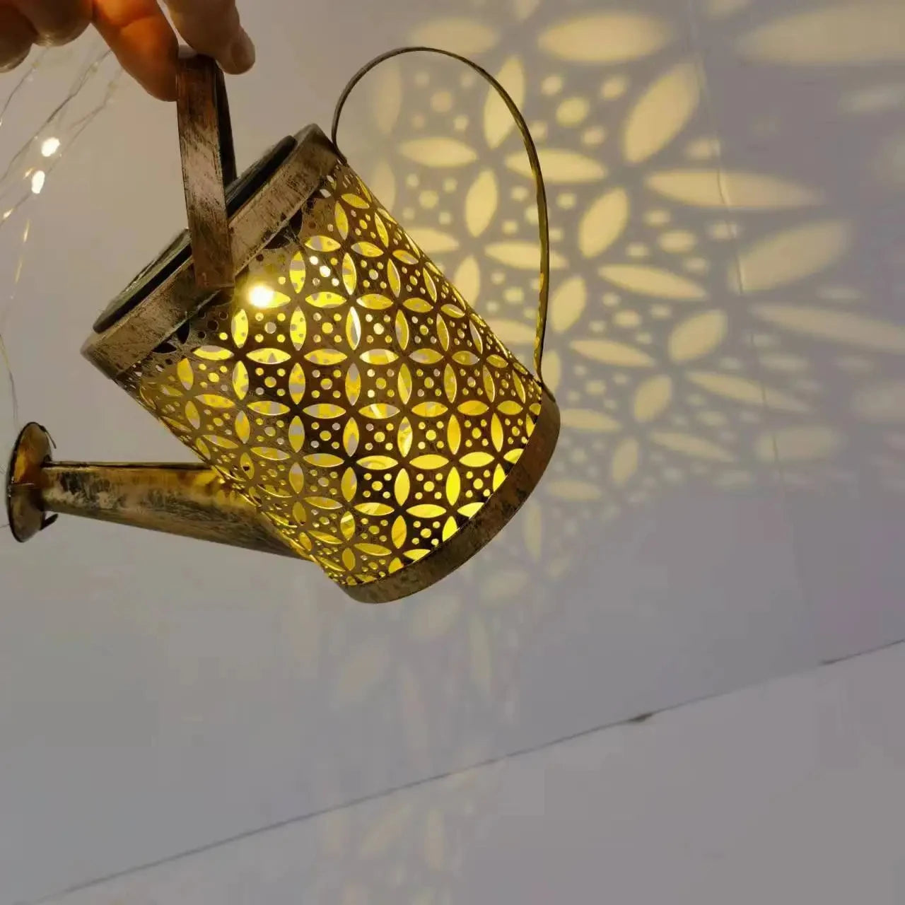 Solar Watering Can Garden Light | Waterproof Hanging Outdoor Lantern
