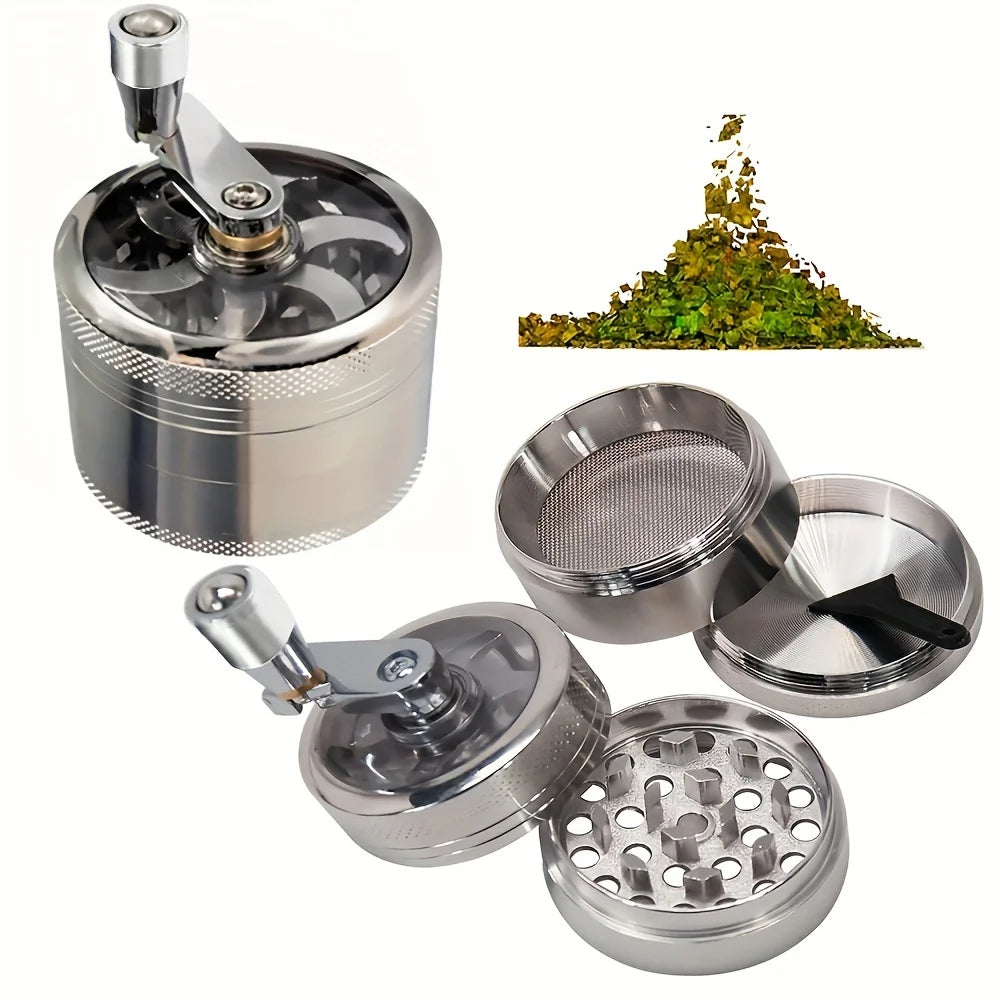 Manual Nut & Hard Spice Grinder | Nutmeg, Peppercorn & Salt Crusher