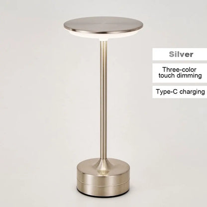 Portable Vintage LED Desk Lamp | Dimmable Touch Light for Home & Office